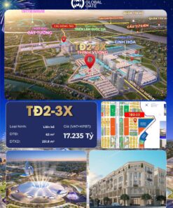 🔥 Vinhomes Global Gate  💸 TĐ2 - 3X giá nhỉnh 17 tỉ xx - Xx Mầm non